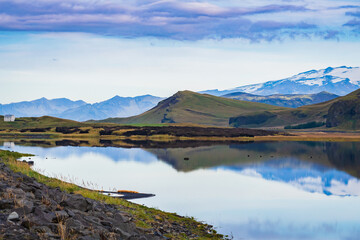 Landscape near Dyrhólaey (Iceland)