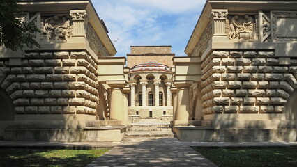 An architectural monument, Semashko Mud Bath. Essentuki, Russia.