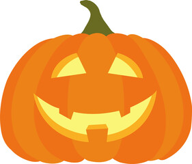 halloween pumpkin lantern monster face