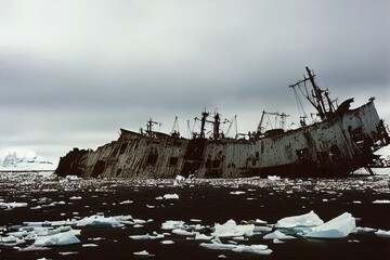 Old abandoned wrecked vehicles