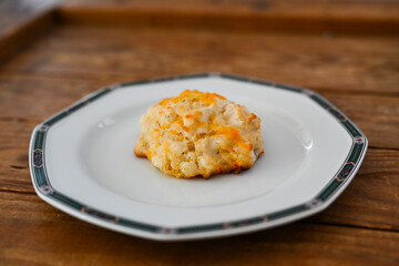 Cheddar Rosemary Biscuit on Plate