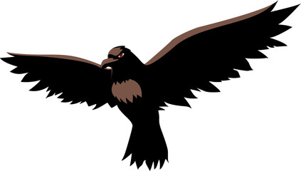 Raven black cartoons horor