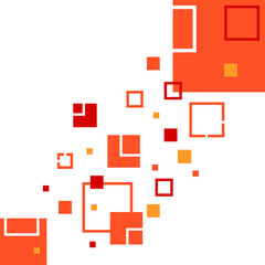 Abstract simple geometric square background. Design for backgrounds, websites, posters and cards. Illustrations and Vectors.