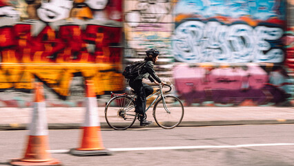 Blur motion bike at Bristol.