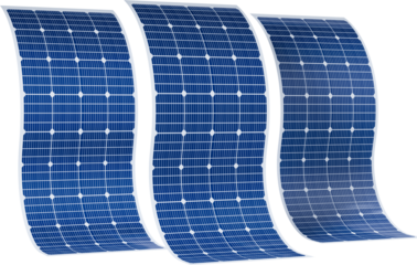 Flexible solar panels