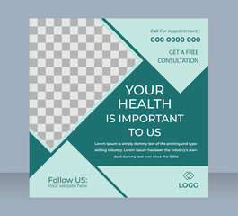 Modern social media post  design template