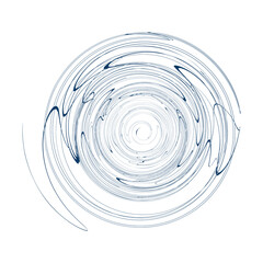 blue swirl drop vector illustration
