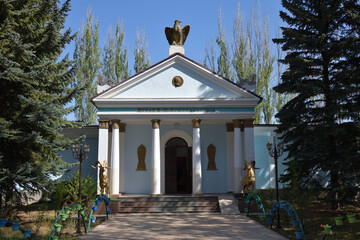 Building of the Przhevalsky museum. Kyrgyzstan