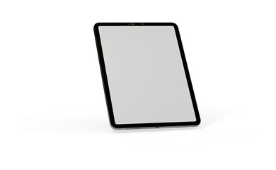 Photo White tablet, isolated on 3d background