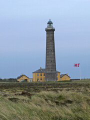 Skagen Lighthouse, lighthouse of Skagen,, Denmark