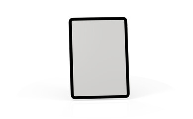 Photo White tablet, isolated on 3d background