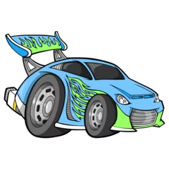 Fototapeten Car PNG files with transparent background © Blue Foliage