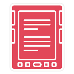 E-Book Reader Icon Style