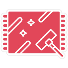 Mat Cleaning Icon Style