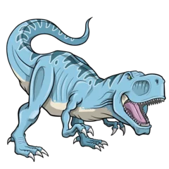 Tuinposter Tyrannosaurus Rex Dinosaur PNG transparent backgrounds © Blue Foliage