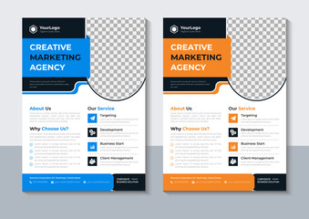 Creative Business Flyer Design, Corporate Flyer Template, Brochure Design, Marketing, Professional, Company, layout, Annual Report, Poster