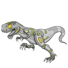 Robot Tyrannosaurus Rex Dinosaur PNG transparent backgrounds