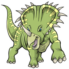 Triceratops Dinosaurs PNG file with transparent background