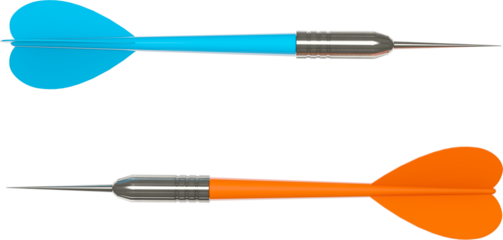Colorful darts