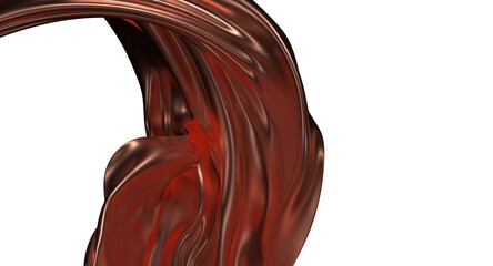 gold cloth background texture. 3D illustration.