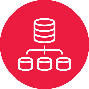 recommend clip art: Big Data Server Storage Outline Icon
