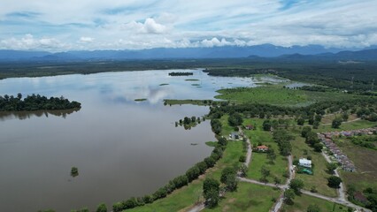 Taiping, Malaysia - September 24, 2022: The Bukit Merah Laketown Resort
