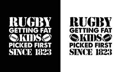 Fototapeta premium American football T shirt design, Rugby T shirt design