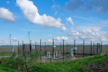 Gas distribution station in Flevoland province, The Netehrlands || Gasverdeelstation in Flevoland