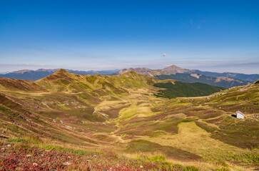 Paesaggio di montagna in Appennino