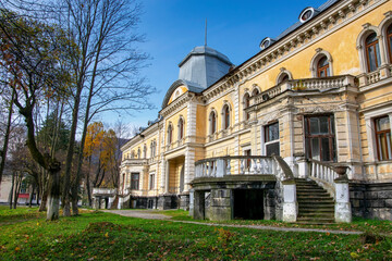 Obraz premium Groedl baroque palace in Skole, Carpathian Mountains, Lviv region, Ukraine