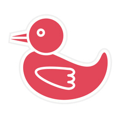 Rubber Duck Icon Style