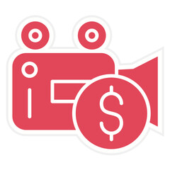 Film Budget Icon Style