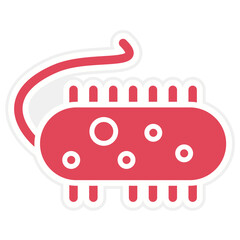 Bacteria Icon Style