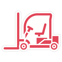 Forklift Icon Style