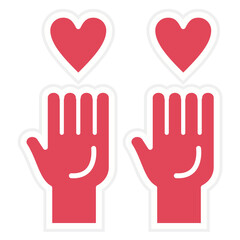 Obraz premium Volunteer Icon Style