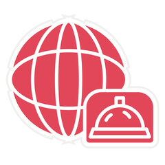 Global Cuisine Icon Style