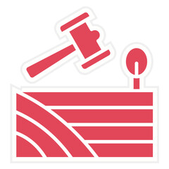 Agricultural Auction Icon Style