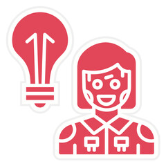 Fototapeta premium Innovation Icon Style