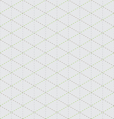 Seamless pattern isometric template paper background