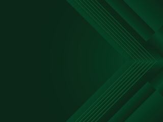 Abstract dark background with green lines and room for text