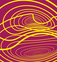 Abstrakter Hintergrund Wellenmuster Purzle Gelb