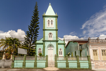 Fototapeta na wymiar church in the city of Canavieiras, State of Bahia, Brazil