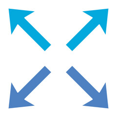 Resize Glyph Two Color Icon