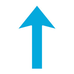 Fototapeta premium Up Arrow Glyph Two Color Icon