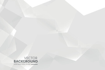 Gray background texture Abstract white gray light silver wall back, Vector Illustration
