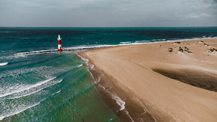 Praia Península Galinhos Paisagem Rio Grande do Norte Farol Barcos Dunas Salinas Manguezais Ilhas...