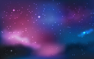 blue background with stars
