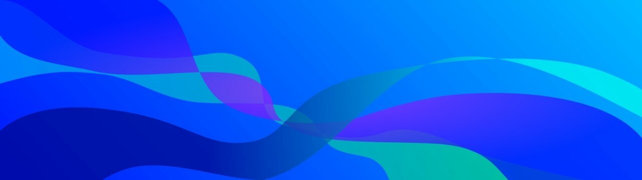 Gradient Wavy Lines - Blue Sky Turquoise Baby blue Purple Water Green Pink - 5120 x 1440 32:9 ultra wide 4k