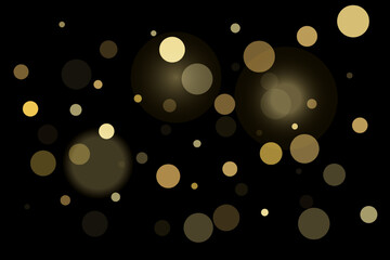 Gold glitter confetti, great design for any purpose. Party decor.