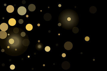 Gold glitter confetti, great design for any purpose. Party decor.